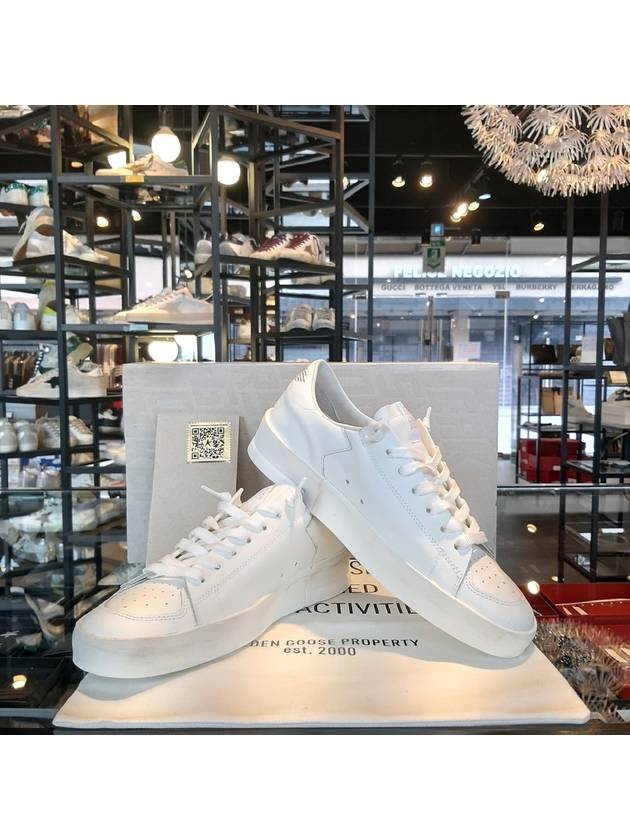 Stardan Leather Low Top Sneakers White - GOLDEN GOOSE - BALAAN 9