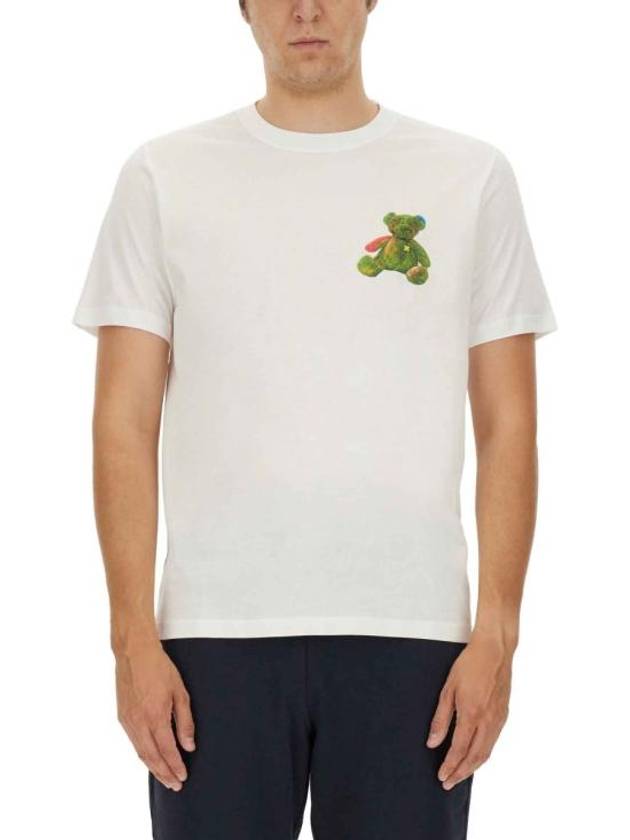 Paul Smith Short Sleeve T Shirt M2R 011R NP4694 01 WHITE - PAUL SMITH - BALAAN 1