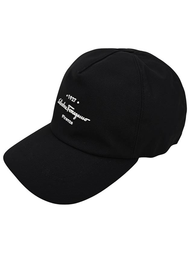 Nylon Base Ball Cap Black - SALVATORE FERRAGAMO - BALAAN 2