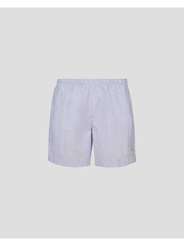 Flat Nylon Logo Patch Utility Swim Shorts Grey - CP COMPANY - BALAAN 2