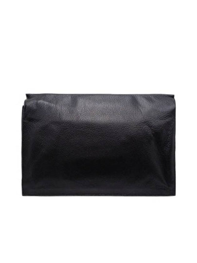 357328 Black Papier Zipper Flap Clutch - BALENCIAGA - BALAAN 2