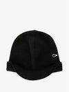 Shadow Wool Beanie Black - STONE ISLAND - BALAAN 4