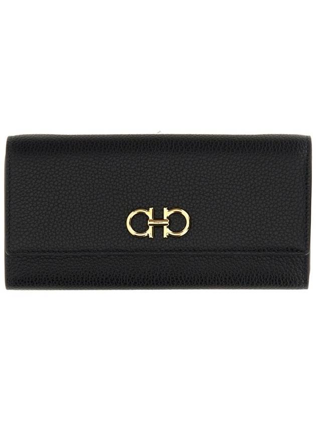 "GANCINI" WALLET WITH SHOULDER STRAP - SALVATORE FERRAGAMO - BALAAN 2