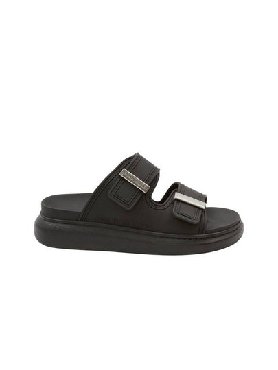 Hybrid Rubber Slippers Black - ALEXANDER MCQUEEN - BALAAN 2