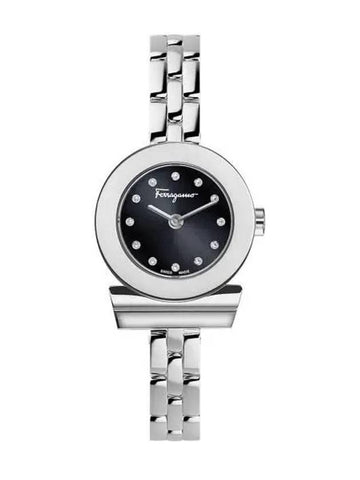 Women's Metal Watch Silver - SALVATORE FERRAGAMO - BALAAN 1