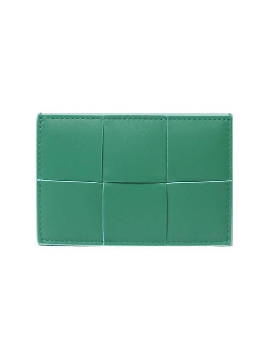 Intrecciato Card Wallet Green - BOTTEGA VENETA - BALAAN 1