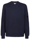 Diagonal Raised Fleece Sweatshirt Navy - CP COMPANY - BALAAN 2