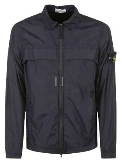 Garment Dyed Crinkle Reps R-NY Jacket Blue - STONE ISLAND - BALAAN 2