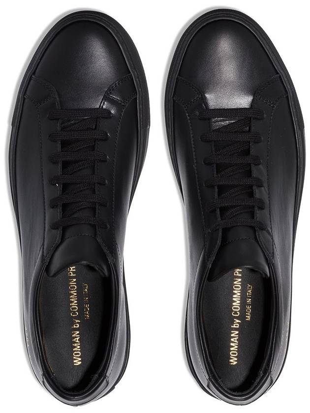 Original Achilles Low Top Sneakers Black - COMMON PROJECTS - BALAAN 4