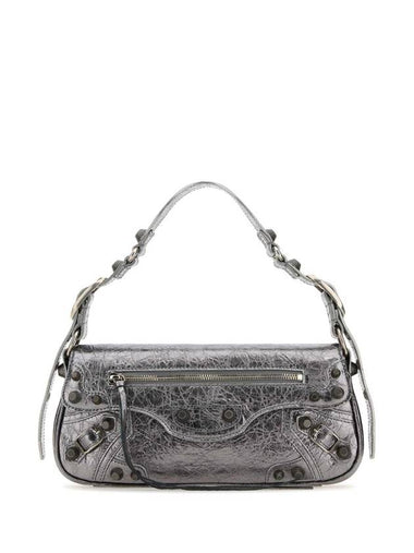 Le Cagole Metallic Small Shoulder Bag Silver - BALENCIAGA - BALAAN 1