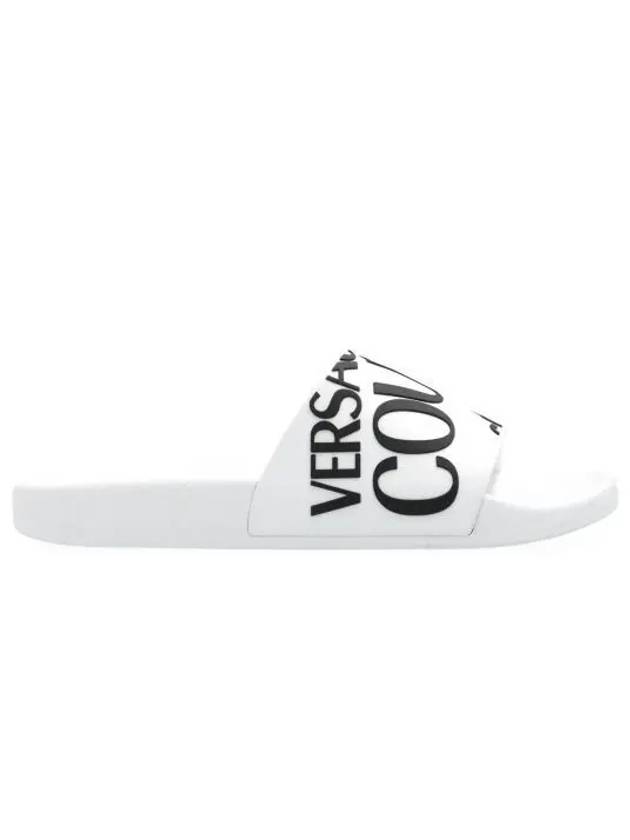 Logo Slippers White - VERSACE - BALAAN 2