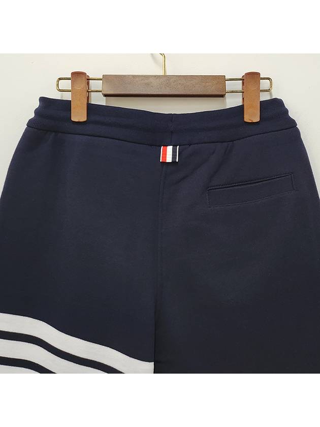 Cotton Loopback Knit Engineered 4-Bar Sweatshorts Navy - THOM BROWNE - BALAAN 7