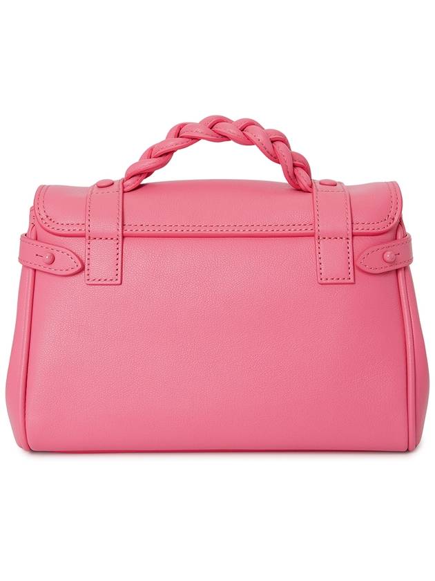 Women's Alexa Micro Classic Grain Mini Cross Bag Pink - MULBERRY - BALAAN 5