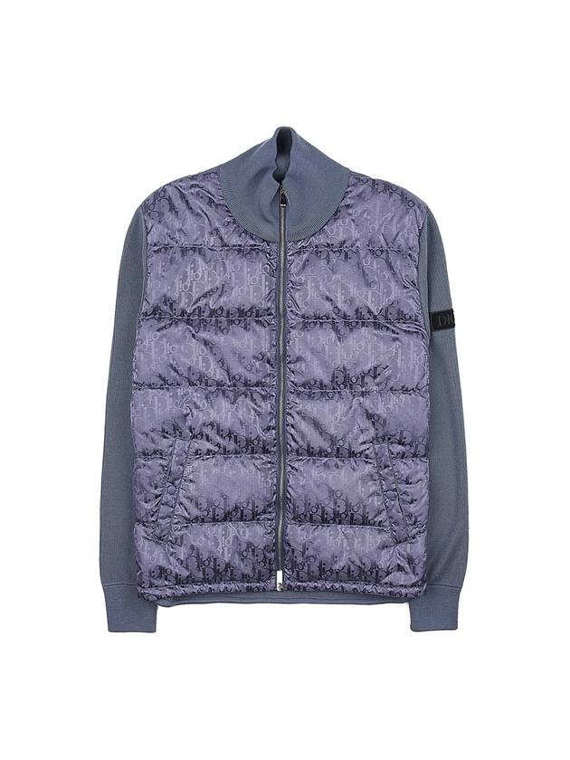 Oblique Zip-Up Jacket Grey - DIOR - BALAAN 2