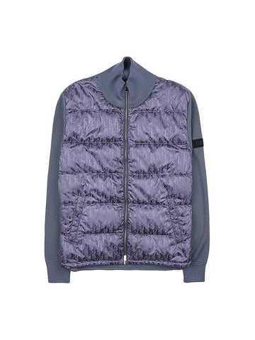 Oblique Zip-Up Jacket Grey - DIOR - BALAAN 1