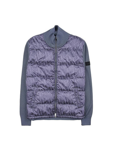 Oblique Zip-Up Jacket Grey - DIOR - BALAAN 1