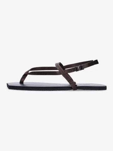 Foot coach sandals black A23SS01FTBLACK - AURALEE - BALAAN 1