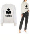 Moby Logo Print Sweatshirt Ecru - ISABEL MARANT - BALAAN 2