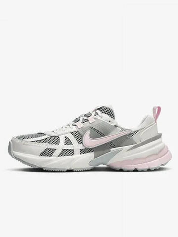 V2K Run Sneakers Light Pumice Photon Dust Metallic Summit White Pink Foam HQ4046 001 734765 - NIKE - BALAAN 1