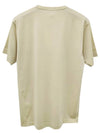 Face Logo Crew Neck Short Sleeve T-Shirt Sand Green - ACNE STUDIOS - BALAAN 4