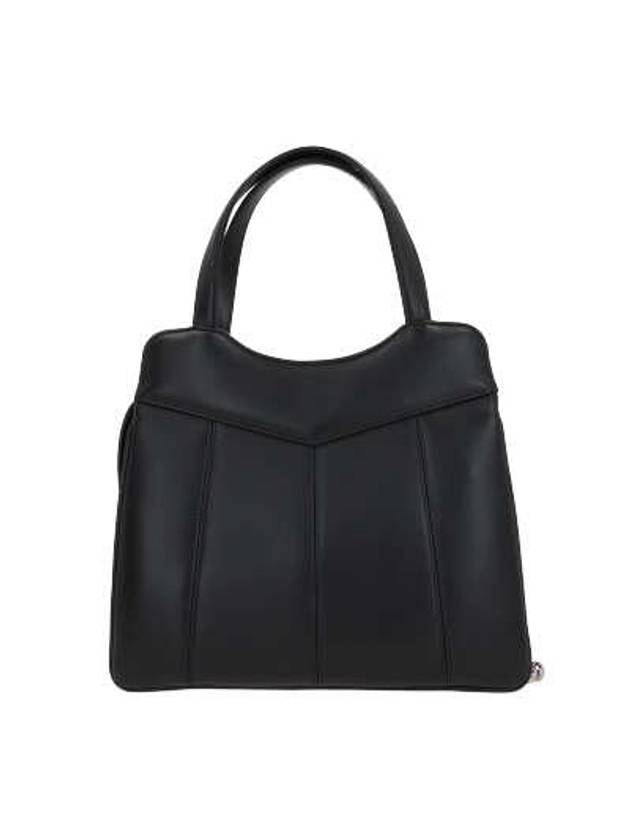 Petit GG Small Tote Bag Black Leather - GUCCI - BALAAN 4