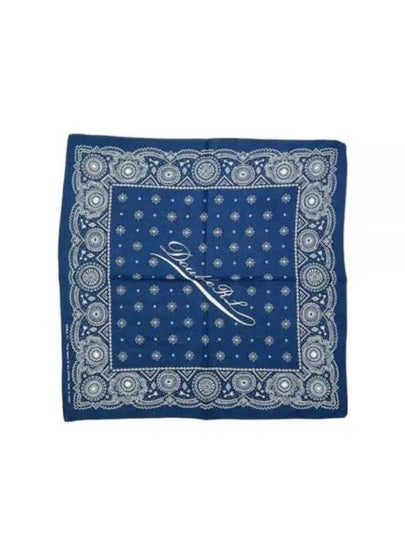 Concha Bandana Scarf Blue - POLO RALPH LAUREN - BALAAN 2