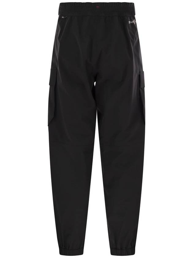 Grenoble Cargo Straight Pants Black - MONCLER - BALAAN 3