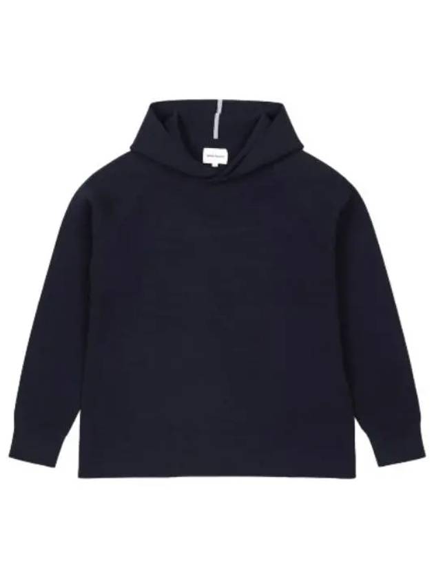 Axl Milan Hooded Dark Navy T Shirt Hoodie - NORSE PROJECTS - BALAAN 1