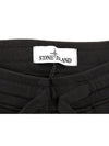 Men's Fleece Bermuda Shorts Black - STONE ISLAND - BALAAN 6