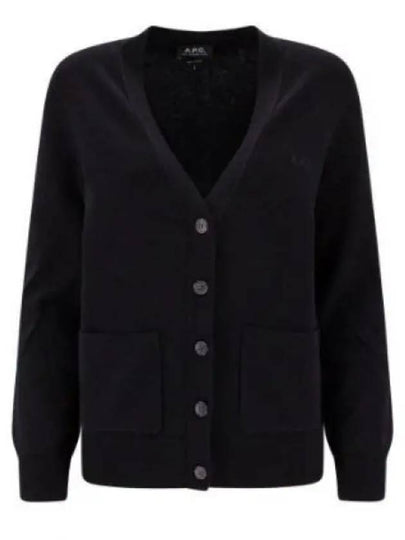 Louisa Wool Cardigan Black - A.P.C. - BALAAN 2