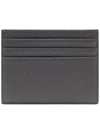 Classic Grain Leather Zipped Card Holder Charcoal - MULBERRY - BALAAN 5