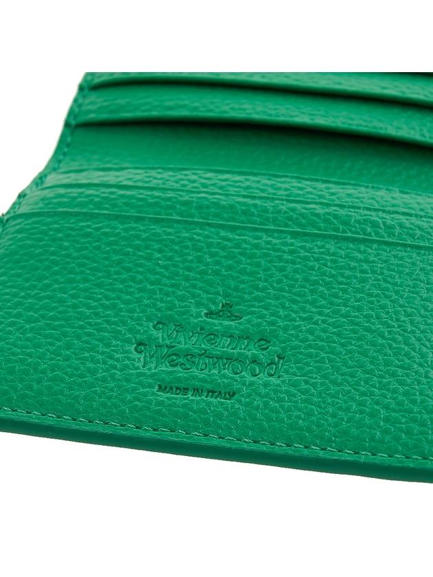 Re-Vegan Card Wallet Green - VIVIENNE WESTWOOD - BALAAN 10