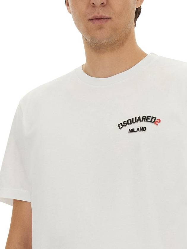 Dsquared2 "Rubber Logo" T-Shirt - DSQUARED2 - BALAAN 4