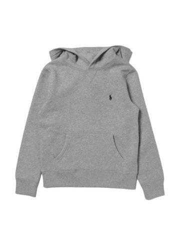 Kids Embroidered Logo Hoodie Grey - POLO RALPH LAUREN - BALAAN 1