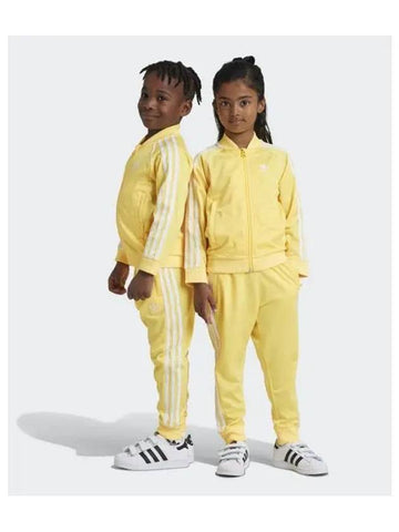 adidas KIDS Superstar Tracksuit Yellow IY4795 - ADIDAS - BALAAN 1