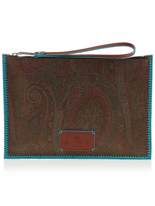 Paisley Clutch Beck Brown - ETRO - BALAAN 2