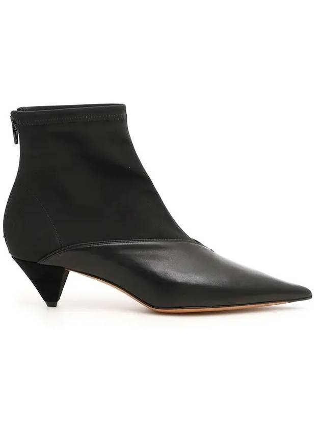 V-neck Booties Chelsea Boots Black - CELINE - BALAAN 1