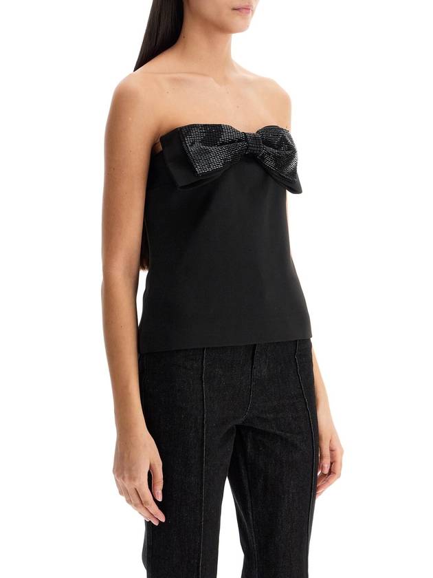 "strapless top with bow - SELF PORTRAIT - BALAAN 2