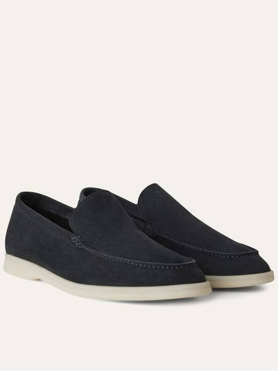 Summer Walk Suede Loafers Navy - LORO PIANA - BALAAN 2