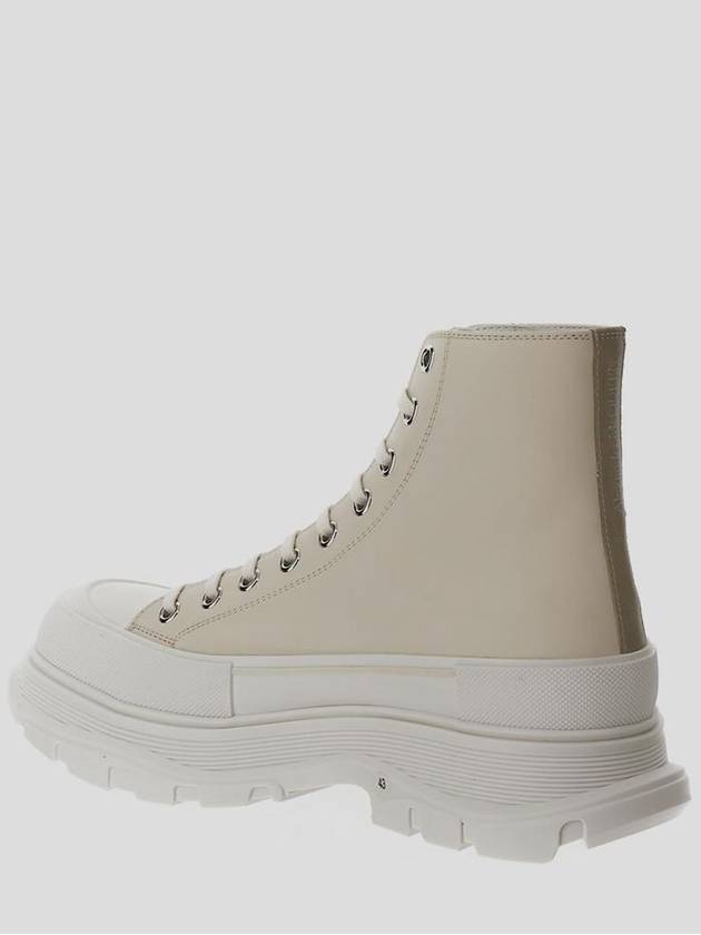 Tread Slick High Top Sneakers Beige - ALEXANDER MCQUEEN - BALAAN 4