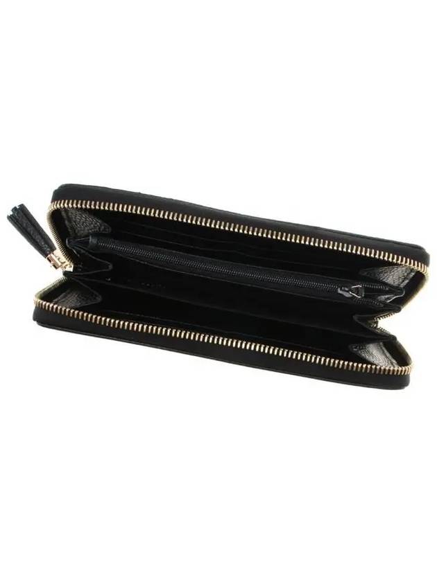 Soho Zipper Tassel Long Wallet Black - GUCCI - BALAAN 7