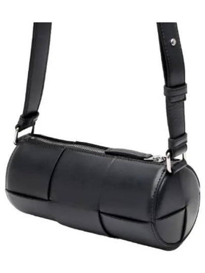 Intrecciato Small Cannette Cross Bag Black - BOTTEGA VENETA - BALAAN 2