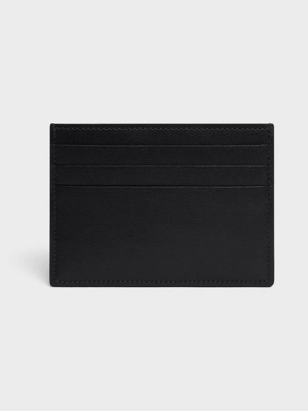 Triomphe Shiny Calfskin Card Wallet Black - CELINE - BALAAN 4