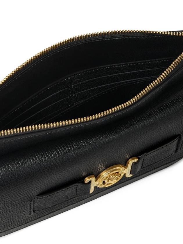 Medusa plaque leather clutch 10161141A10544 - VERSACE - BALAAN 4