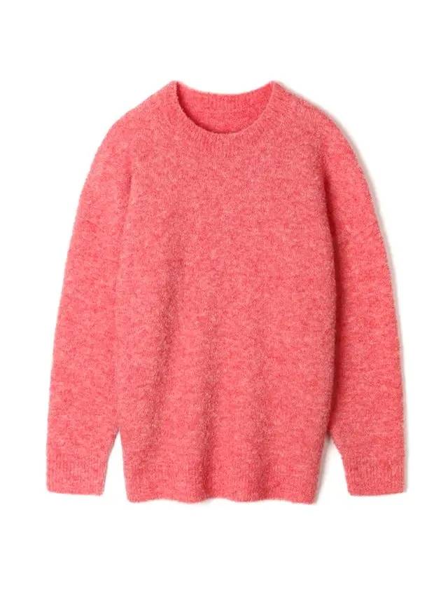 Milan wool boucl? round knitpink - INDUST - BALAAN 2