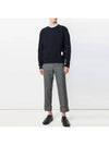 Center Back Stripe Crewneck Sweatshirt Navy - THOM BROWNE - BALAAN 3