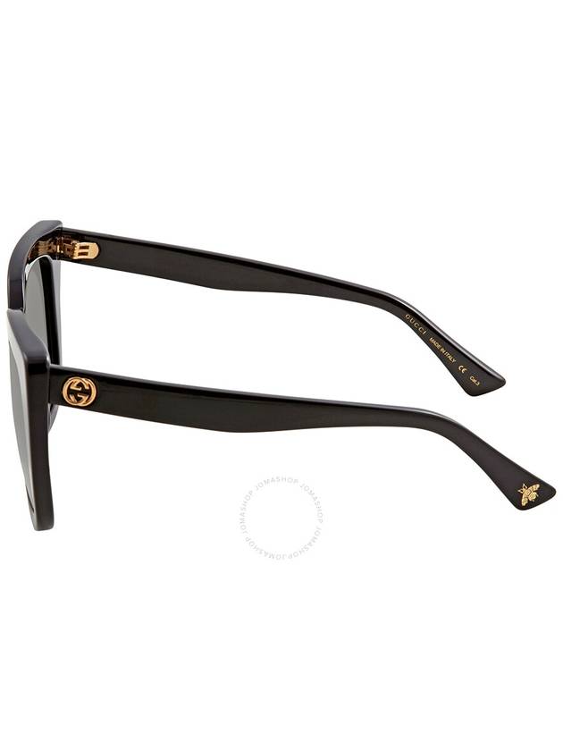 Sunglasses GG0163SN 001 BLACK - GUCCI - BALAAN 4