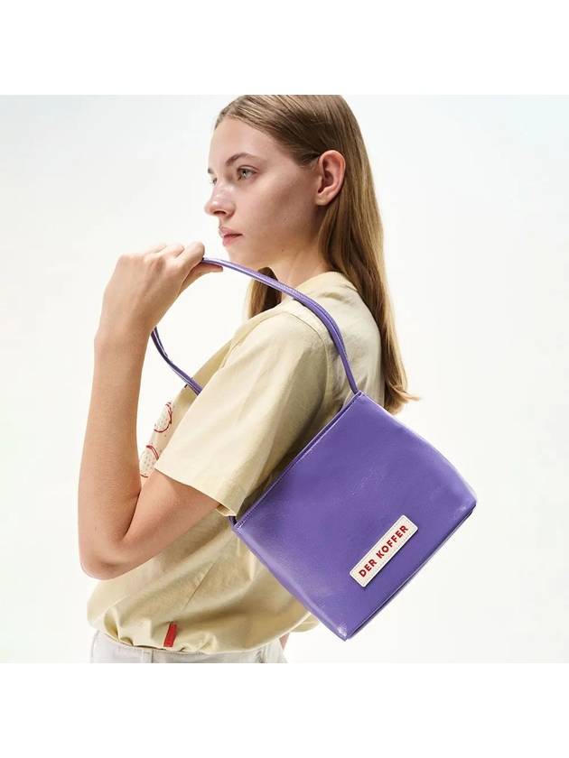 Candy Enamel Shoulder Bag Violet - DER KOFFER - BALAAN 6