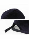 Embossed Logo Velvet Ball Cap Navy - MIU MIU - BALAAN 6