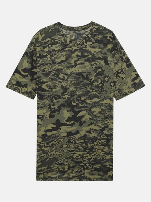 Men's ABC Camo Short Sleeve T Shirt Black - UNDER ARMOUR - BALAAN 12